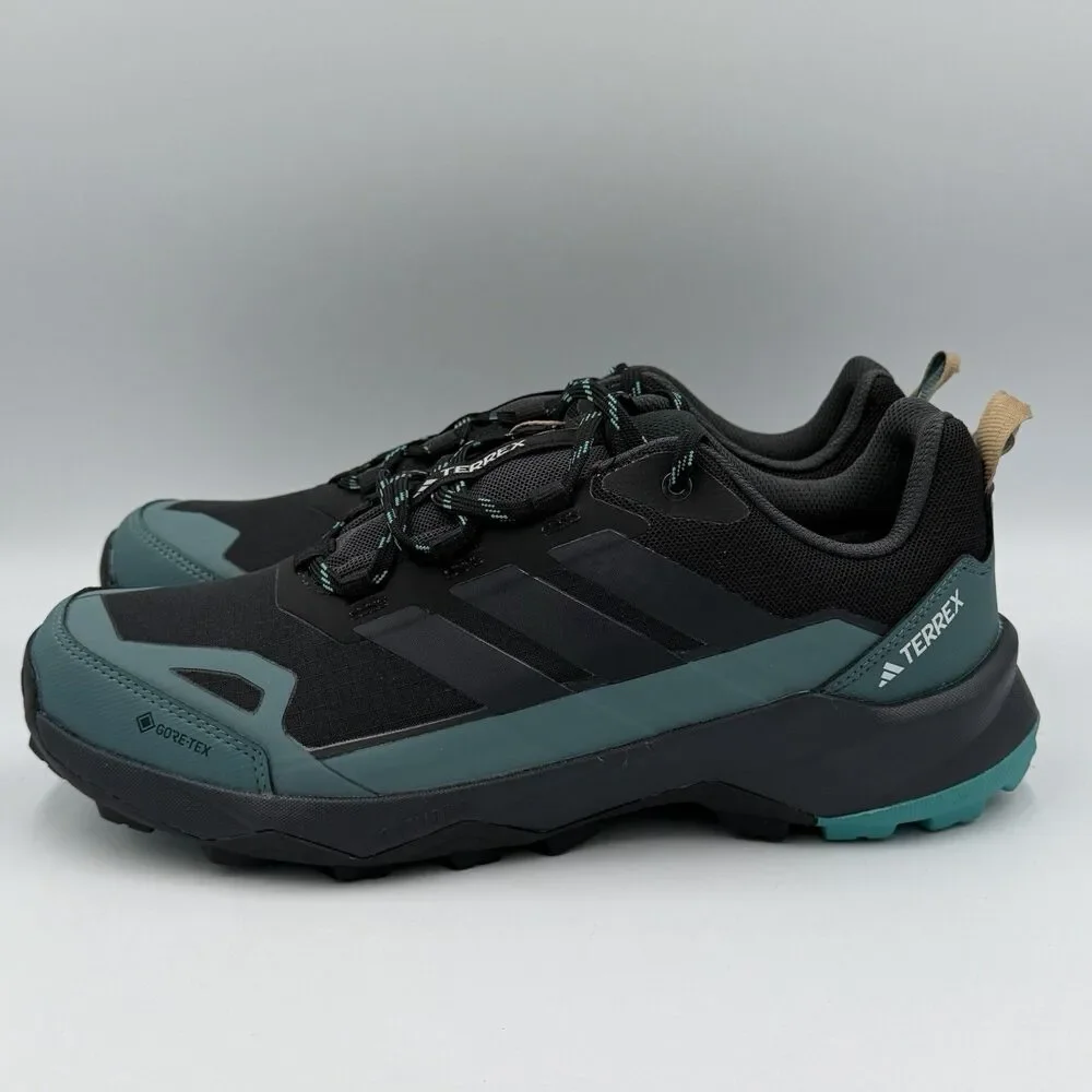 ADIDAS Terrex Skychaser AX5 Gore-tex Hiking Shoes Mens 10.5 Blue Green JQ2209